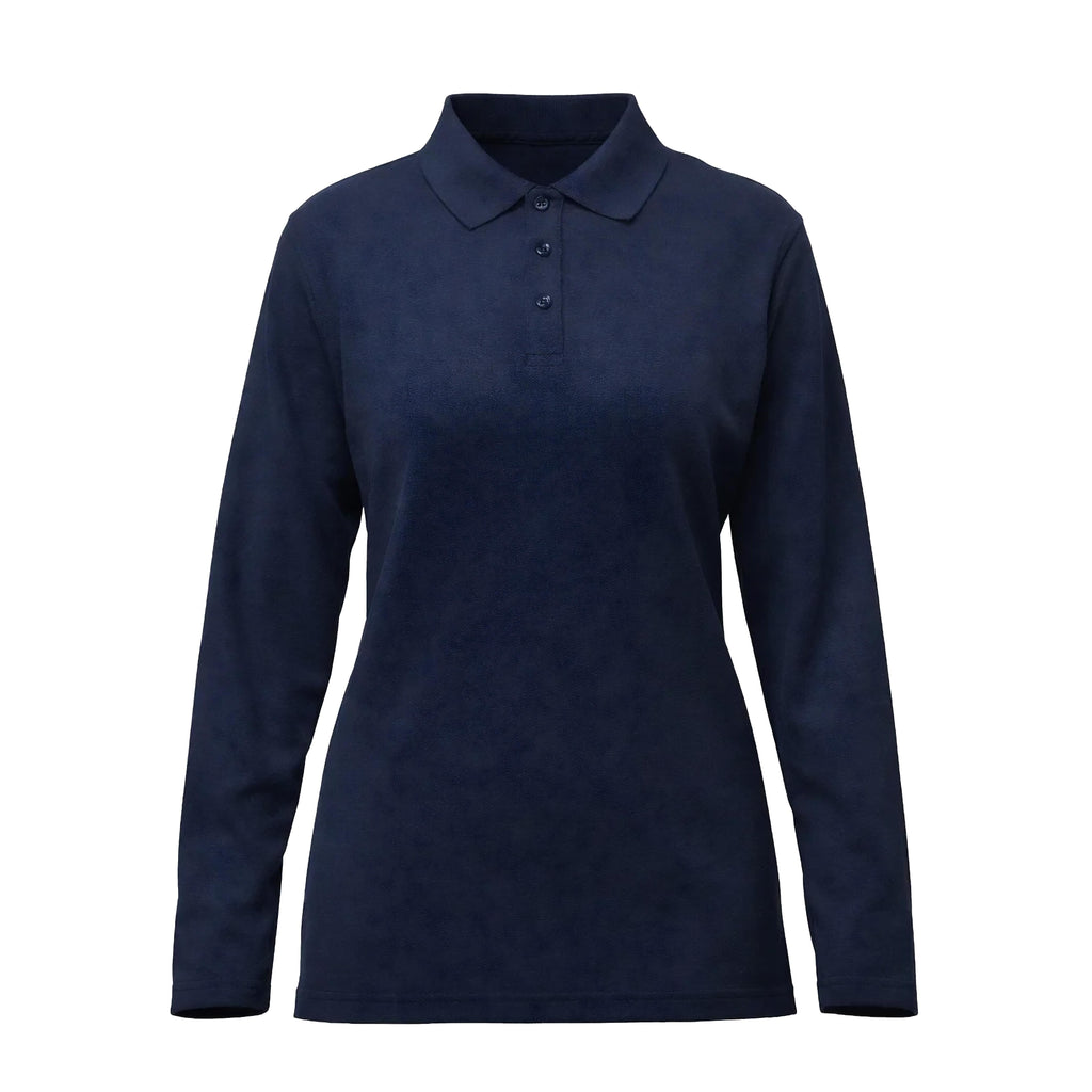 Polera Pique Manga Larga Proflex PF 913N Azul Marino Mujer