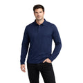Polera Pique Manga Larga Proflex PF 913N Azul Marino Hombre