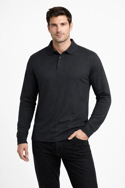 Polera Pique Manga Larga Proflex PF913N Hombre