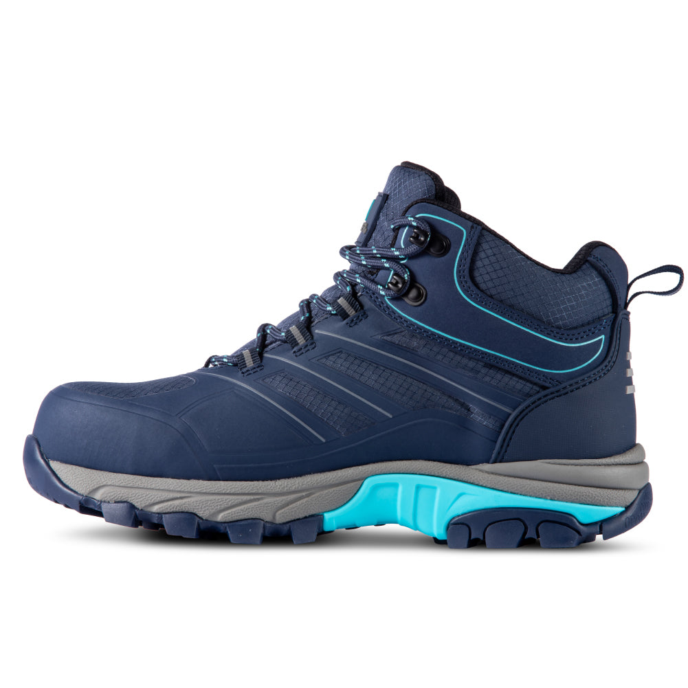 Zapato de seguridad Impermeable CLIMBER THORENS Azul Botín Mujer