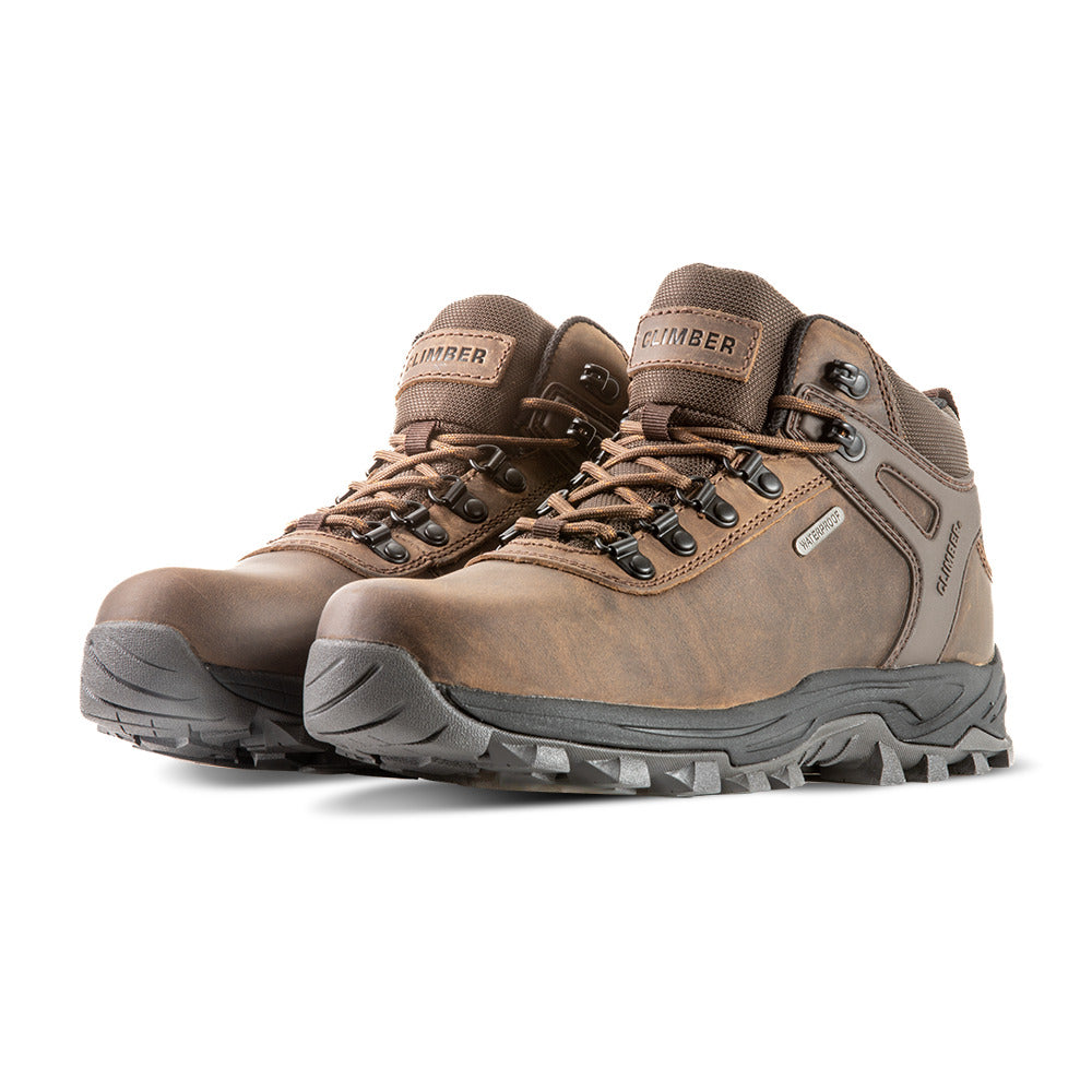 Zapatilla Outdoor Impermeable Climber Revel Stoke Café Hombre - Macme