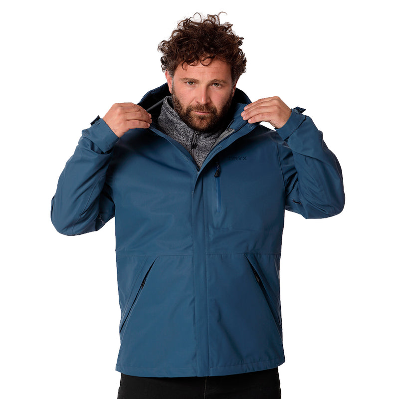 Impermeable ORYX JASPER Azul Hombre