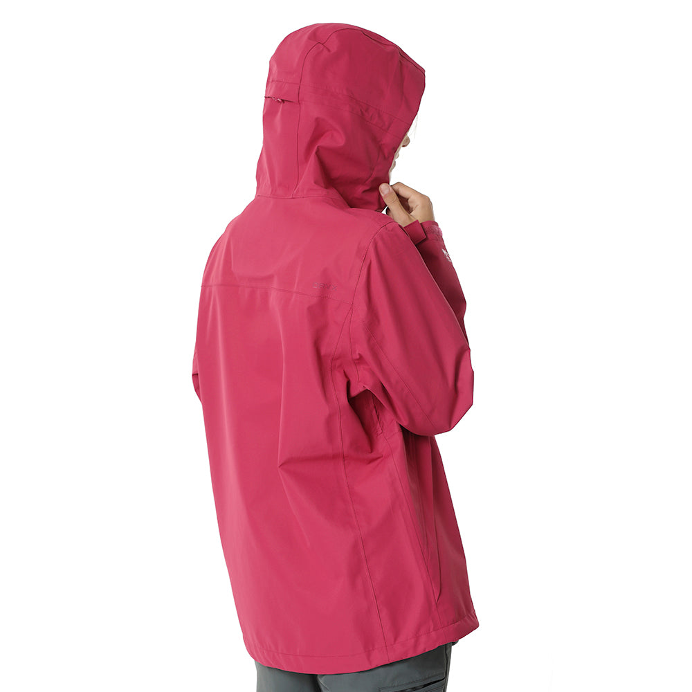Impermeable rojo mujer top