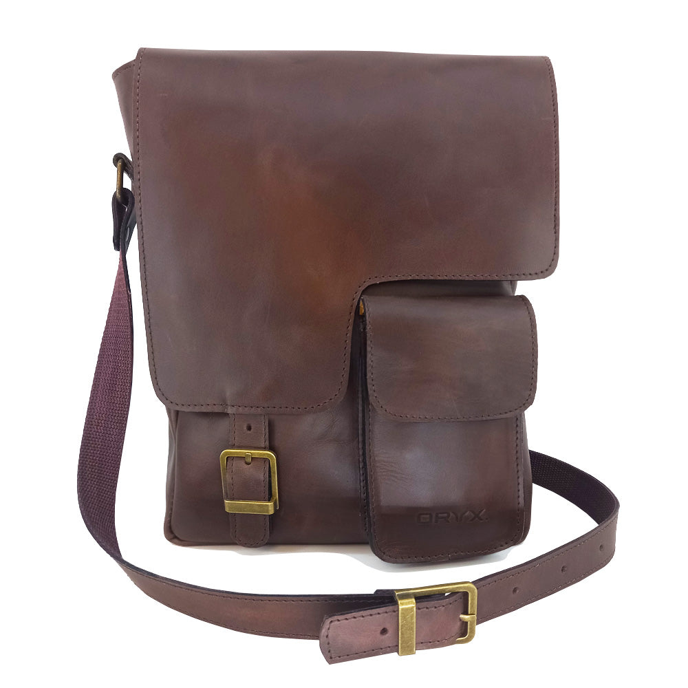 Morral Cuero Natural ORYX BURIGI C Unisex