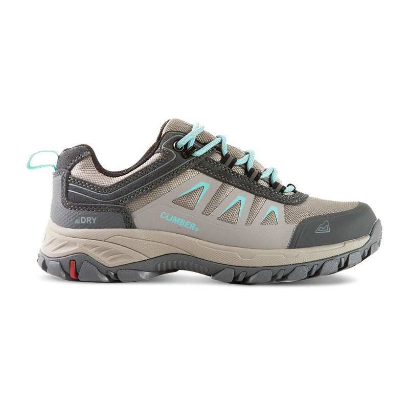 Zapatilla Outdoor Impermeable CLIMBER DAVOS Gris Mujer